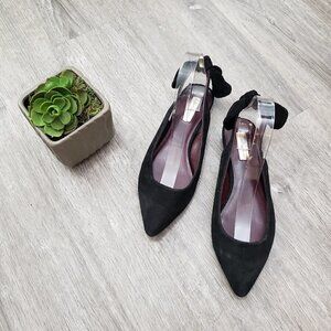 Report Signature Shani Slingback Flats Sz 8 Black